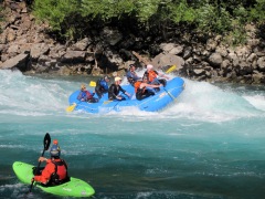 Raft comes racing down the Futaleufú River at Futafest.