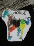 Really cool horse colored by one of my kindergarteners.